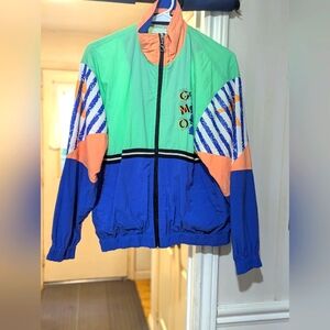 Vintage Diadora Neon Green Mesh Jacket